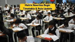 Timetable, Subject List, and New Pass Criteria – Matric Rewrites Start June 15