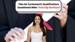 Viral Clip Exposes Fake Degrees – Miss SA Finalist Faces Huge Backlash
